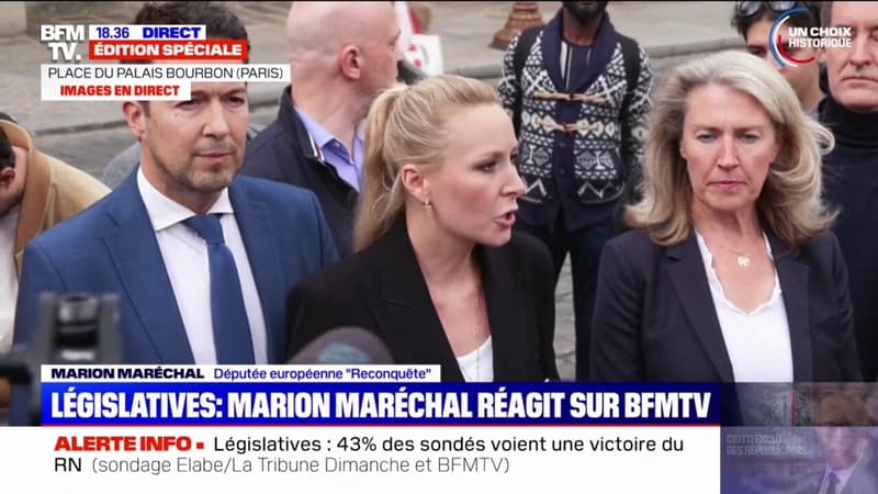 Législatives: Marion Maréchal appelle à 