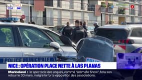 Nice: opération "place nette" à Las Planas, aucun interpellation