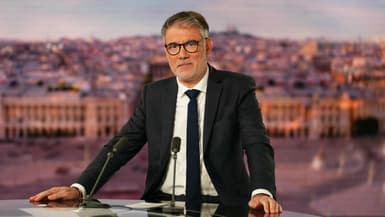 Le premier secrétaire du Parti socialiste Olivier Faure sur TF1, le 14 octobre 2025.