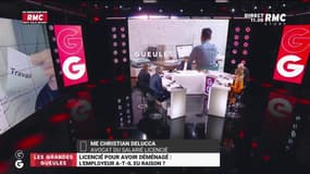 Christian Delucca, avocat du salarié licencié :  "Il habitait à 400 km de son lieu d'affectation ! C'est différent !"