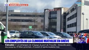Rouen: les employés de la clinique Mathilde en grève