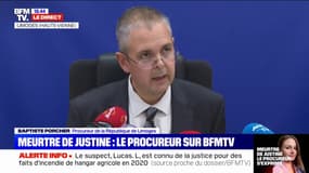 Justine: le suspect "mis en examen et placé en détention provisoire" pour meurtre, séquestration et viol