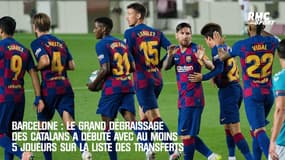 Barcelone : L'opération dégraissage a commencé...