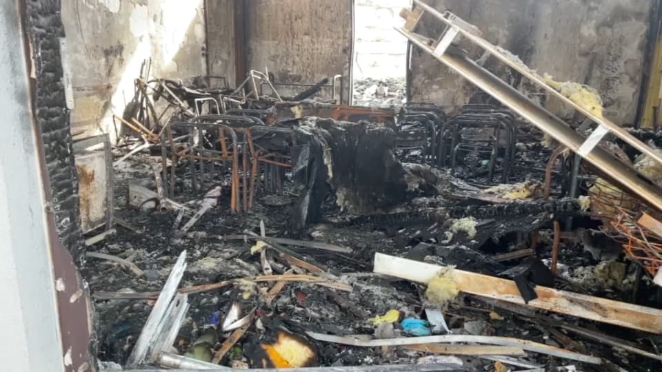 À La Verrière, dans les Yvelines, deux écoles ont été incendiées pendant les émeutes dans la nuit du 28 au 29 juin 2023.