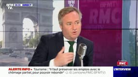 "A Paris la situation est particulièrement préoccupante": Jean-Baptiste Lemoyne, etait sur RMC
