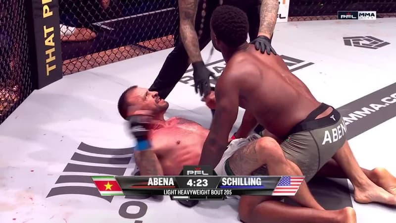 Résumé PFL : Schilling refuse de reprendre son combat après un coup de tête d'Abena