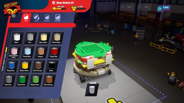 Le mode Garage de LEGO 2K Drive
