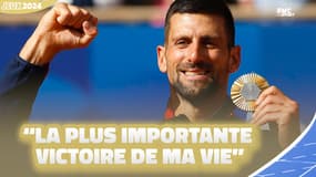 JO 2024 / Tennis: "La plus importante victoire de ma vie" Djokovic aux anges après l'or 