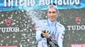 Juan Ayuso vainqueur de la première étape du Tirreno-Adriatico, le 04/03/2024