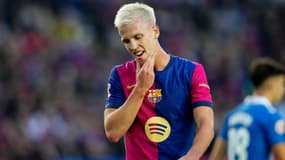 Dani Olmo avec le Barça en novembre 2024