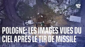 Les images aériennes du site en Pologne où s’est abattu le missile 