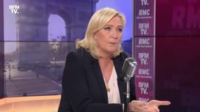 Marine Le Pen face à Philippe Corbé en direct - 25/02