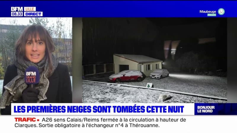 Nord: les premières neiges sont tombées cette nuit