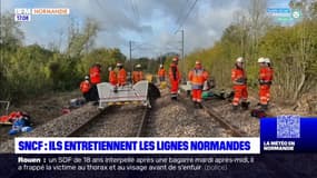 Seine-Maritime: immersion dans un chantier de maintenance de rails