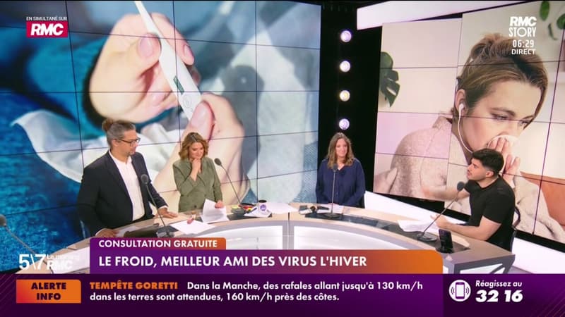RMC Santé - On tombe tous malade quand il fait froid, vraiment ?