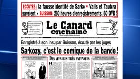 La "Une" du "Canard enchaîné" mercredi 12 mars