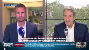 Réouverture des écoles : "Si vous êtes obligé de mettre cinq personnes au service d'une école qui pourra accueillir trois élèves, ça pose des questions quand même"  Stéphane Beaudet, maire d’Evry-Courcouronnes