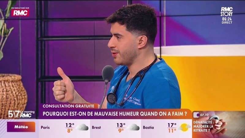 Consultation gratuite - Pourquoi est-on de mauvaise humeur quand on a faim ?