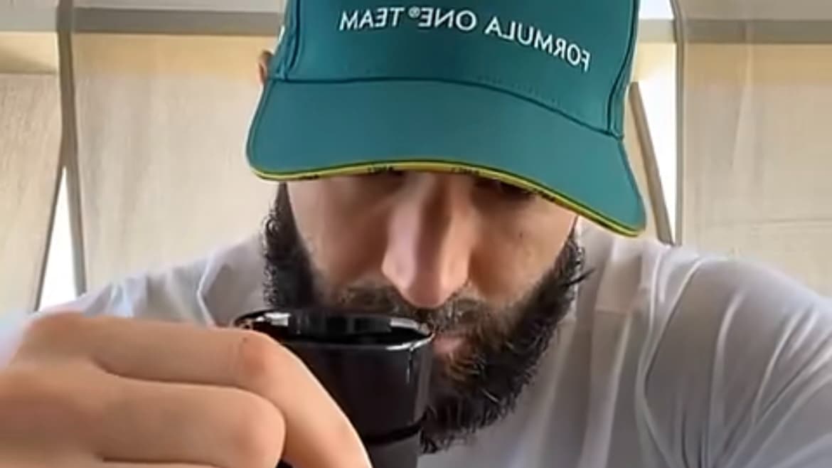 Karim Benzema dans une story publiée sur son compte Snapchat, le 18 avril 2024.