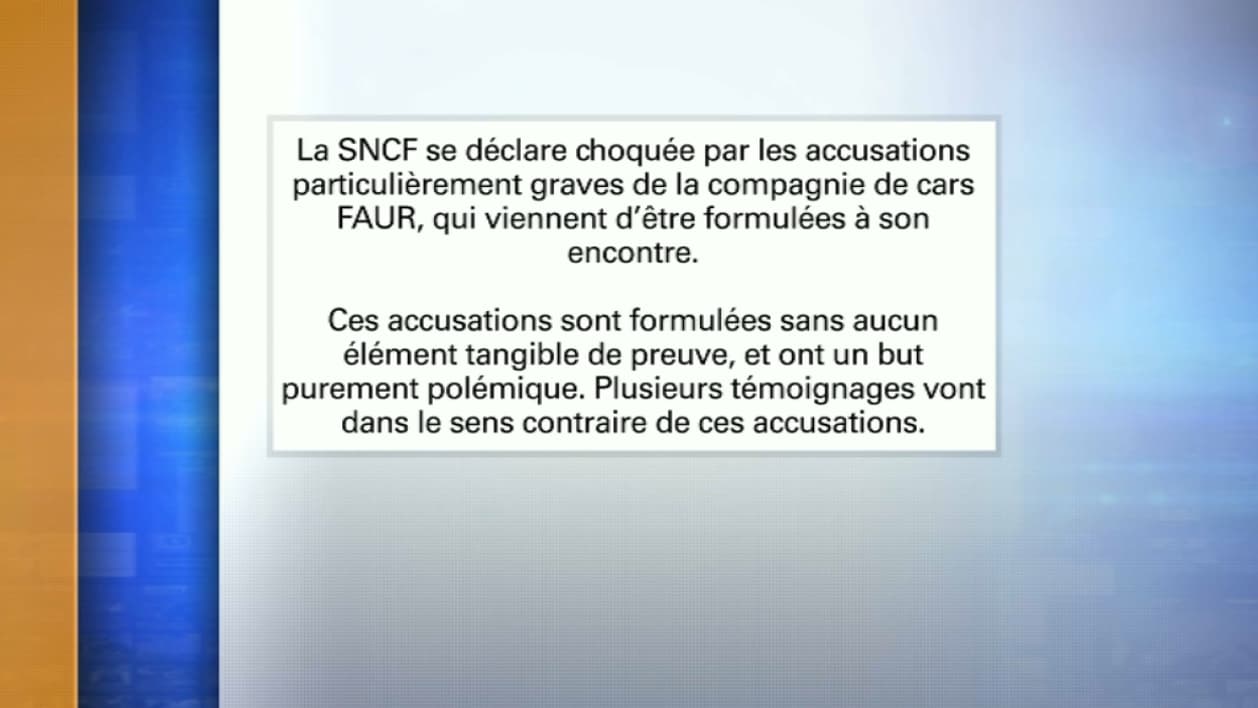 Le communiqué de la SNCF Le communiqué de la SNCF