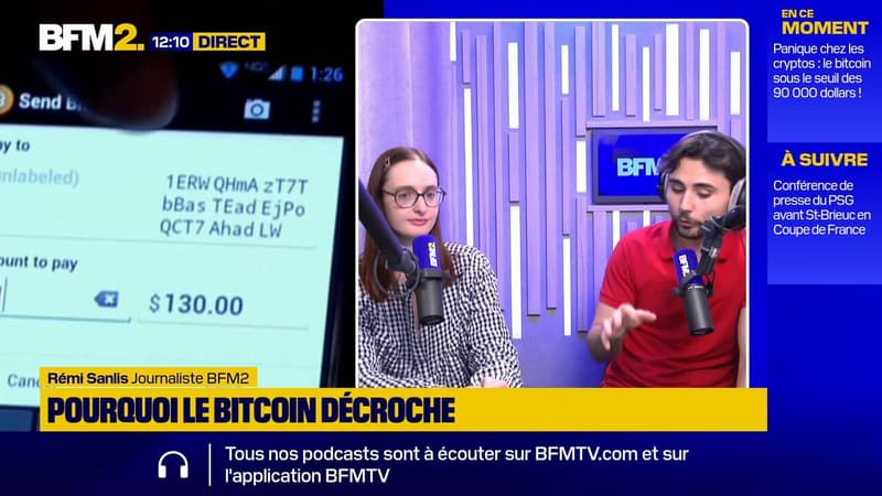 Pourquoi le Bitcoin est passé sous les 90 000 dollars