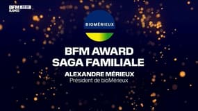 BFM Awards 2020: le prix de la saga familiale est remis à Alexandre Mérieux, PDG du groupe bioMérieux