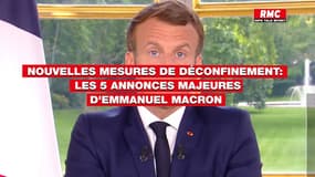 Nouvelles mesures de déconfinement: les 5 annonces majeures d'Emmanuel Macron