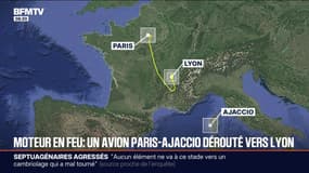 Un avion Air France effectuant un vol Paris-Ajaccio a été dérouté vers Lyon ce samedi en raison d'un moteur en feu