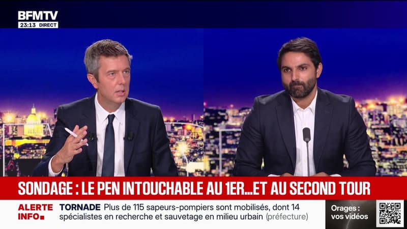 Sondages: Jad Zahab (Renaissance) note que "l'écart entre Gabriel Attal et Édouard Philippe" diminue