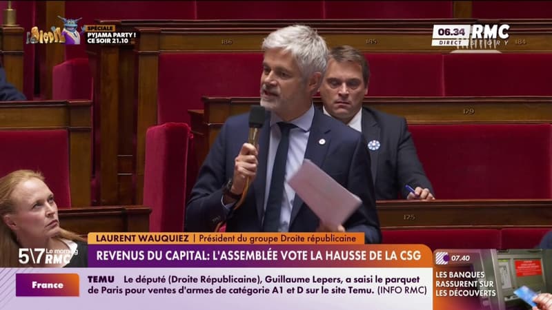 Revenus du capital : l'Assemblée vote la hausse de la CSG