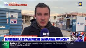 JO de Paris 2024: les travaux de la marina avancent à Marseille