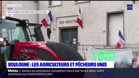 Boulogne-sur-Mer: agriculteurs et pêcheurs unis pour "faire bouger les choses" 