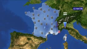 Capture d'écran météo du lundi 7 août 2023