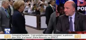 Pierre Moscovici face aux Français: "L'afflux des migrants a un impact positif sur la croissance européenne"