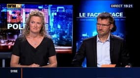 Michel Sapin face à Sophie Pedder et Christian Schubert dans BFM Politique