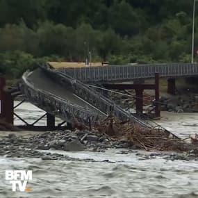 Des pluies torrentielles ont emporté ce pont en Nouvelle-Zélande 