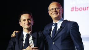 Pierre-Yves Bournazel et Édouard Philippe le 3 juin 2025 à Paris 