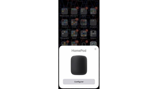 La configuration du HomePod La configuration du HomePod
