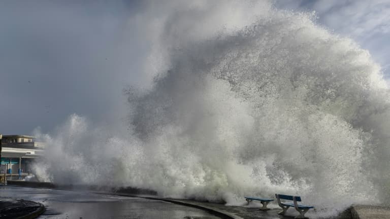 Sur le port du Guilvinec dans le Finistère, le 10 février 2024