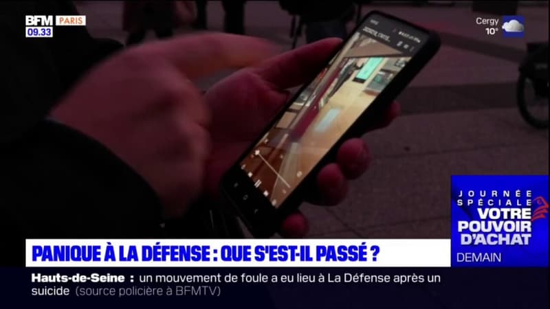 Mouvement de foule à La Défense: que s'est-il passé?
