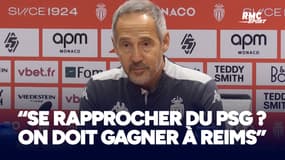 AS Monaco : “Si on veut se rapprocher du PSG, on doit gagner à Reims”, explique Hütter