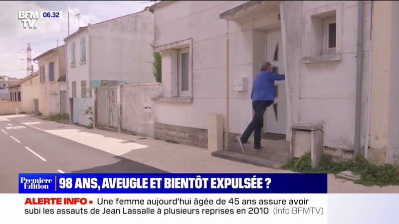 À l'âge de 98 ans, une femme aveugle est menacée d'être expulsée de son logement à La Rochelle, en Charente-Maritime