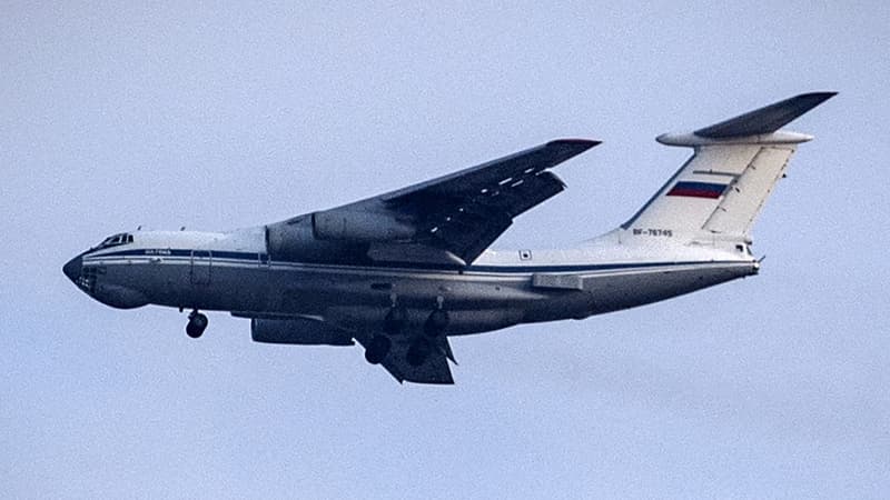 Un avion russe Il-76 - Image d'illustration