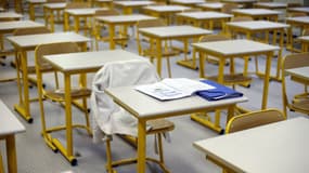 Une salle d'examen dans un lycéen parisien (photo d'illustration)