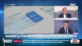Sur RMC, Gérald Darmanin: "On pourrait baisser la TVA sur l'électricité et le gaz"