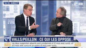 Primaire de la gauche: Peillon et Valls présentent leurs programmes