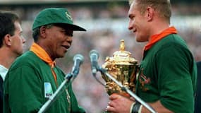 Nelson Mandela et François Pienaar