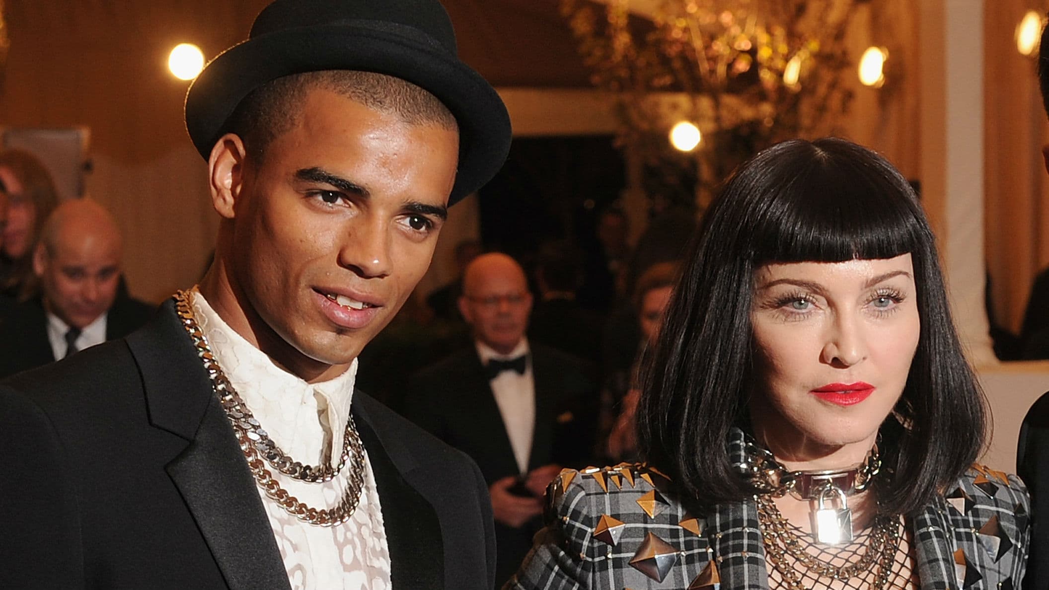Brahim Zaibat et Madonna lors d'un gala à New York en 2013 Brahim Zaibat et Madonna lors d'un gala à New York en 2013