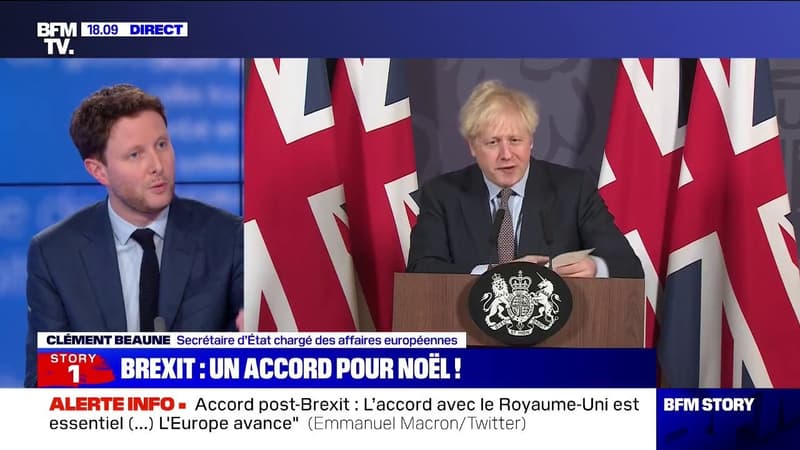 Accord post-Brexit: pour Clément Beaune, secrétaire d'État chargé des Affaires européennes,