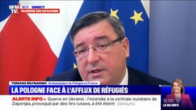 Tomasz Mlynarski (ambassadeur de la Pologne en France): "En Pologne, nous aimerions avoir 20.000 à 30.000 soldats supplémentaires de l'Otan"